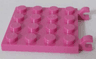 Plate, Modified 4 x 4 with 2 Open O Clips (Horizontal Grip)