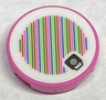 Tile, Round 2 x 2 with Bottom Stud Holder with Super Mario Scanner Code Poison Mushroom Pattern (Sticker) - Set 71386