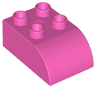 Duplo, Brick 2 x 3 Slope Curved
