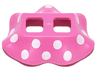 Minifigure Skirt Plastic with Large White Polka Dots Pattern (Minnie Mouse)