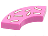 Tile, Round Corner 2 x 2 Macaroni with White Sprinkles Pattern