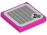 Tile 2 x 2 with Super Mario Scanner Code Birdo Pattern (Sticker) - Set 71413