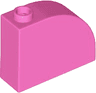 Slope, Curved 3 x 1 x 2 with Hollow Stud