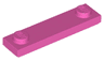 Plate, Modified 1 x 4 with 2 Studs with Groove