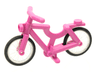Bicycle with Handlebars with Trans-Clear Wheels and Black Tires (4719 / 4720 / 2807)