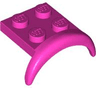 Vehicle, Mudguard 3 x 3 x 1 with Arch Round