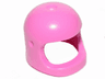 Minifigure, Headgear Helmet Space / Town with Thick Chin Strap - with Visor Dimples (Reissue with Top Dimple)