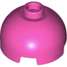 Brick, Round 2 x 2 Dome Top