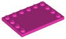 Tile, Modified 4 x 6 with Studs on Edges