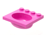 Container, Sink 4 x 4 with Elliptical Basin