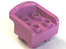 Duplo, Furniture Chair with 4 Studs, Curved Back and Feet
