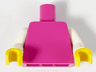 Torso Plain / White Arms / Yellow Hands