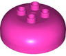 Duplo, Brick Round 4 x 4 Dome Top with 2 x 2 Studs