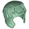 Minifigure, Headgear Helmet Space with Open Face and Top Hinge, with Angular Cheeks  (Iron Man)