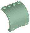Panel 3 x 4 x 3 Curved with Double Clip Hinge