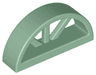 Window 1 x 4 x 1 2/3 with Spoked Rounded Top