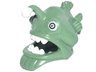 Minifigure, Headgear Mask Angler Fish Head with Wide Open Mouth, Fins and White Teeth, Eyes and Lure (Esca) Pattern