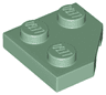 Wedge, Plate 2 x 2  Cut Corner