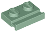 Plate, Modified 1 x 2 with Door Rail