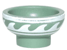 Minifigure, Utensil Bowl with White Rim and Waves Pattern