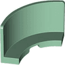 Panel 3 x 3 x 2 Corner Convex