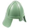 Minifigure, Headgear Helmet Castle Nasal Helmet with Angled Neck Protector