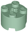 Brick, Round 2 x 2 with Axle Hole