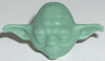 Minifigure, Head, Modified SW Yoda Plain