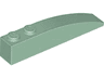Slope, Curved 6 x 1 with 2 Studs