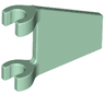 Flag 2 x 2 Trapezoid with Flat Edge