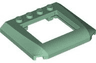 Wedge 5 x 6 x 2/3 Triple Curved with 3 x 4 Cutout for Window (Sunroof)