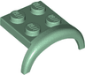 Vehicle, Mudguard 3 x 3 x 1 with Arch Round