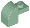 Slope, Curved 2 x 1 x 1 1/3 with Recessed Stud