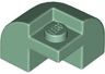Slope, Curved 2 x 2 x 1 1/3 Corner Round with Recessed Stud