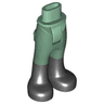 Mini Doll Hips and Trousers with Back Pockets with Black Boots Pattern - Thick Hinge