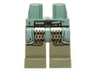 Hips and Olive Green Legs with Sand Green Robe and Gold Chain Mail Pattern