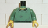 Torso Harry Potter Crew Neck Sweater Pattern / Sand Green Arms / Yellow Hands