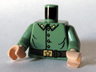 Torso Uniform with Four Buttons and Gold Buckle with Star Pattern / Sand Green Arms / Light Nougat Hands