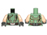 Torso SW Female Jumpsuit with Belt Pattern (Satele Shan) / Light Nougat Arms / Dark Bluish Gray Hands