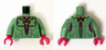 Torso Muscles Outline with Sand Purple Lines and Gold and Magenta Armor Plating Pattern (Vision) / Sand Green Arms / Magenta Hands