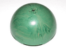 Cylinder Hemisphere 11 x 11, Studs on Top with Marbled Dark Green and Dark Tan Planet Pattern (SW Yavin 4)