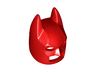 Minifigure, Headgear Mask Batman Cowl (Angular Ears, Pronounced Brow)