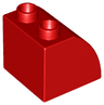 Duplo, Brick 2 x 2 x 1 1/2 Slope Curved
