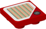 Tile, Modified 2 x 2 Inverted with Super Mario Scanner Code Coin, Triangle Corner Pattern (Sticker) - Set 71401