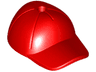 Minifigure, Headgear Cap - Short Curved Bill with Seams and Hole on Top
