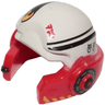 Minifigure, Headgear Helmet SW Rebel with Black Stripes, Red Aurebesh Characters 'DA', Yellow Rebel Alliance Symbol and White A-wing Pilot Pattern