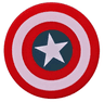 Tile, Round 2 x 2 with Bottom Stud Holder with Captain America Star Pattern