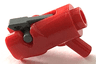 Minifigure, Weapon Gun, Mini Blaster / Shooter with Dark Bluish Gray Trigger (15391 / 15392)