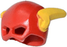 Minifigure, Headgear Mask The Flash with Yellow Wings Pattern