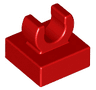 Tile, Modified 1 x 1 with Open O Clip